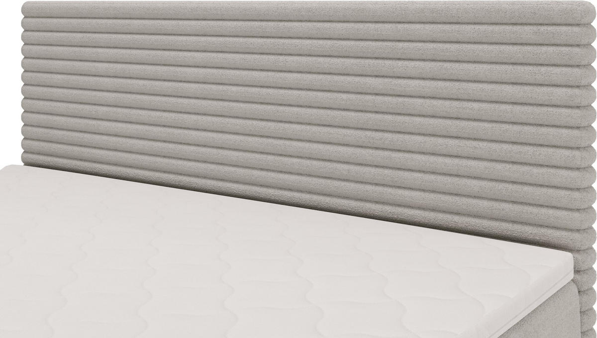 BOXBETT 180/200 cm  in Grau  - Schwarz/Grau, Design, Holz/Holzwerkstoff (180/200cm) - Xora
