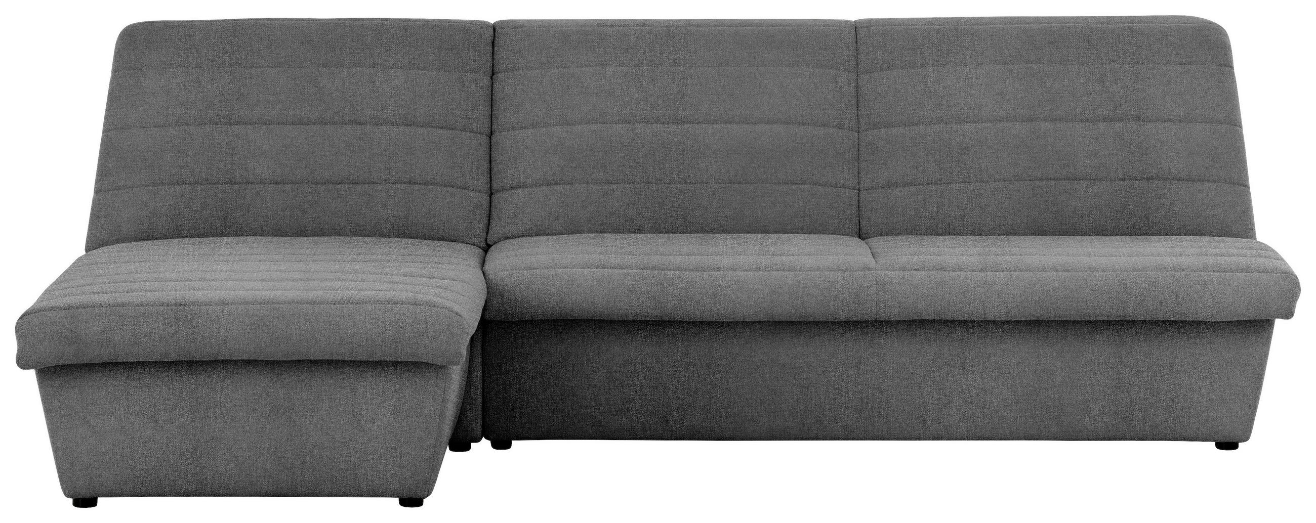 ECKSOFA Looks VIII Graubraun Webstoff - Graubraun/Schwarz, Design, Kunststoff/Textil (168/274cm) - LOOKS by W.Joop