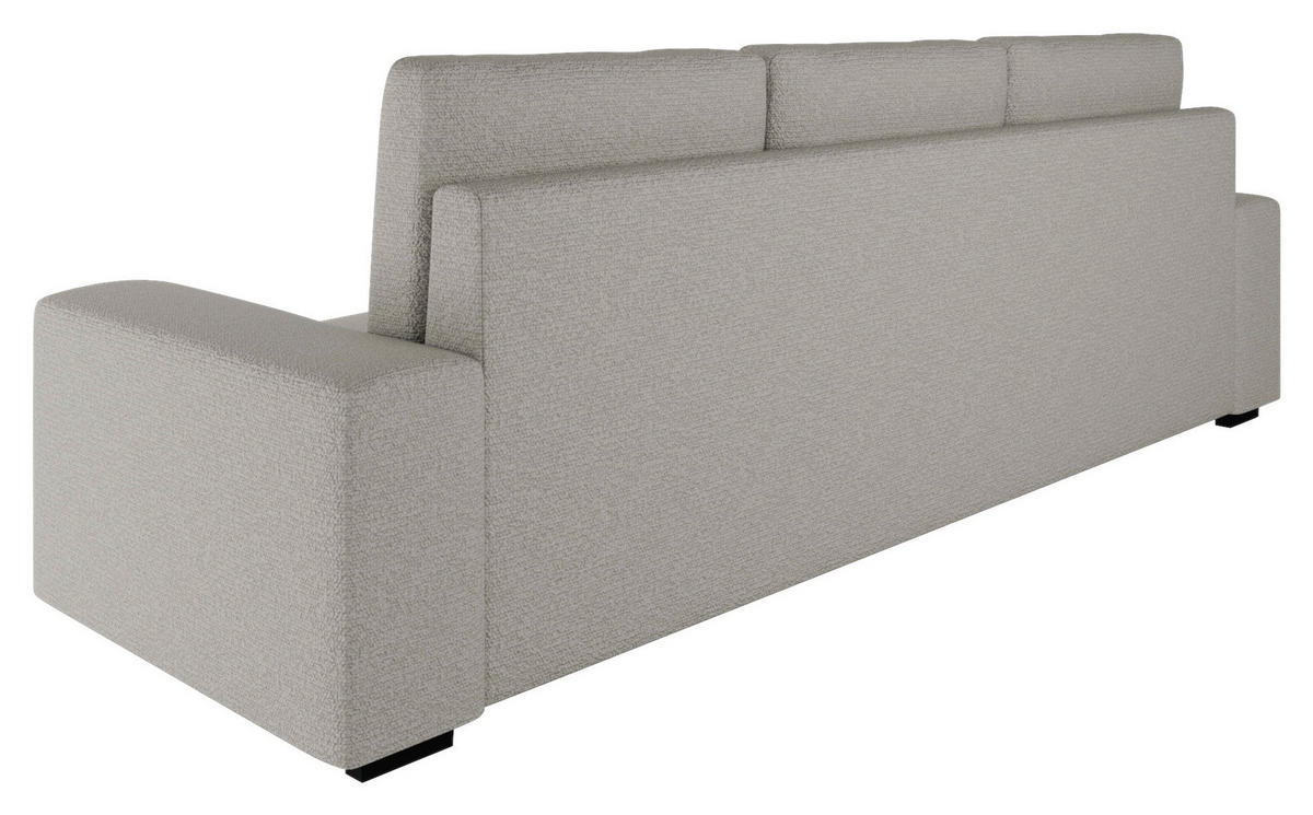 SCHLAFSOFA Beige  - Beige/Schwarz, Design, Textil (239/91/92cm) - MID.YOU