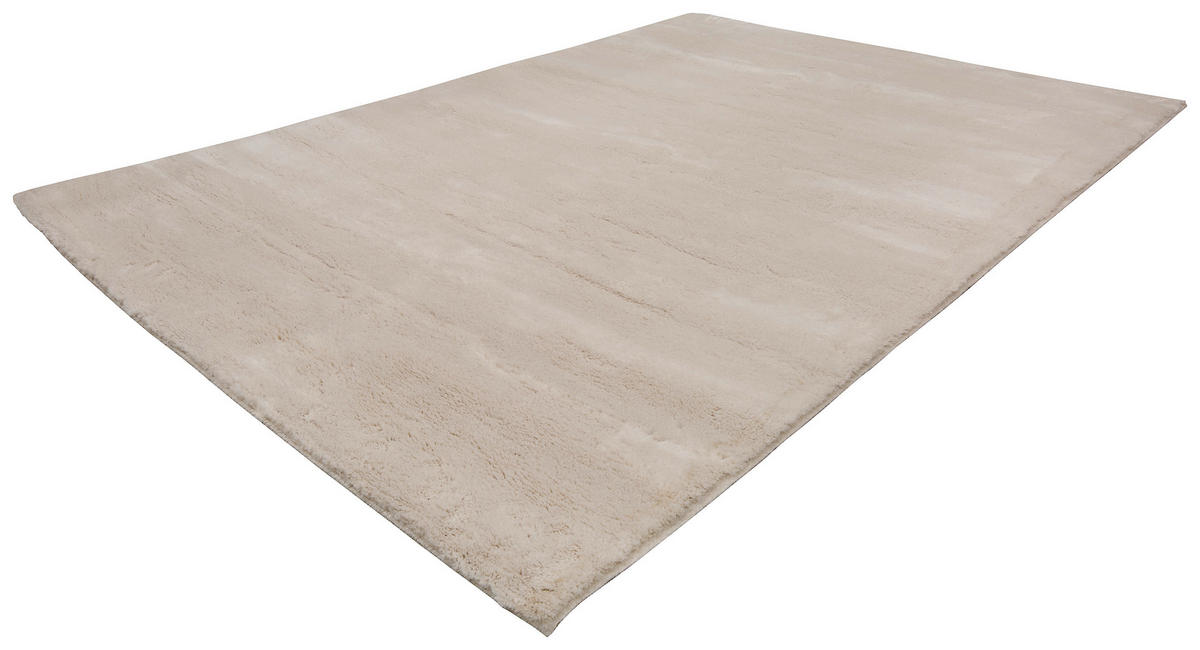 HOSSZÚ SZÁLÚ SZŐNYEG   - krémszínű, Basics, textil (120/170cm) - Novel