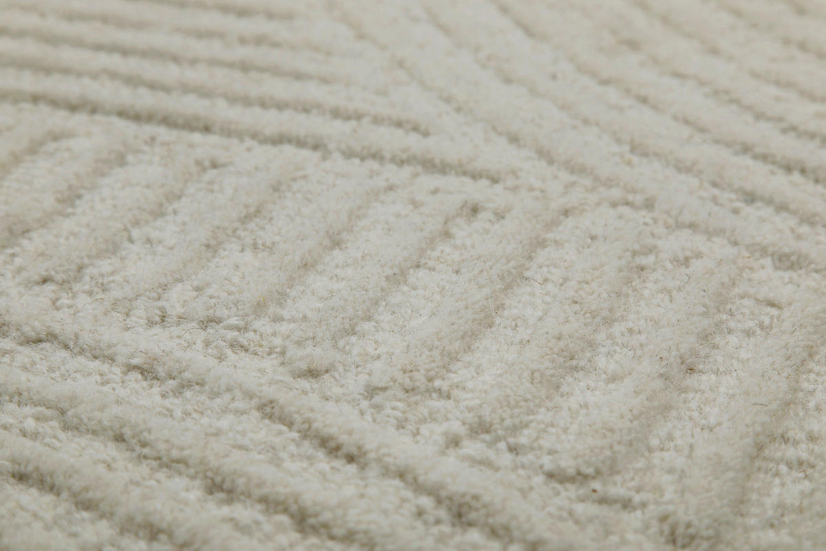 WEBTEPPICH Wohnzimmer 160/230 cm Hamptons Thirtysix Creme rechteckig  - Creme, Design, Textil (160/230cm) - WECON HOME