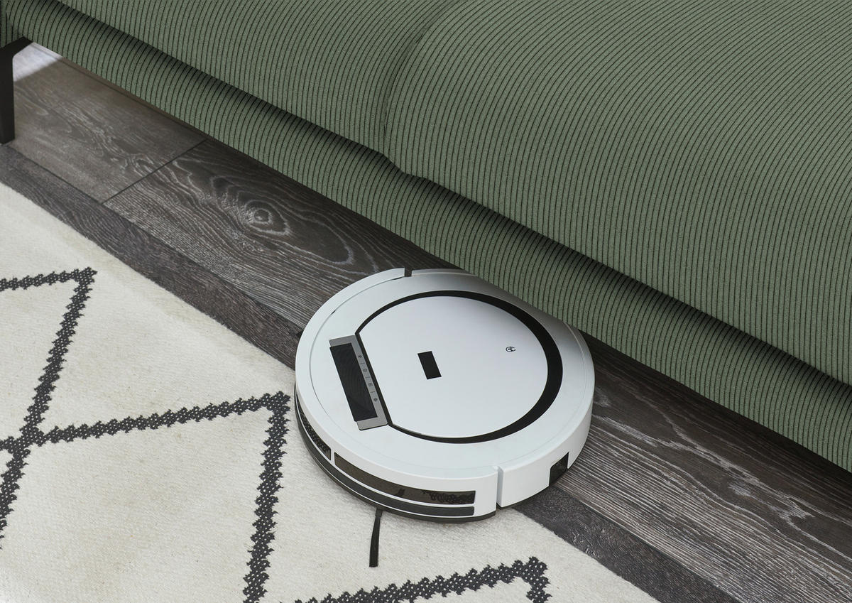 ECKSOFA  in Velours, Feincord Grün  254/280 cm  - Schwarz/Grün, Design, Textil/Metall (254/280cm) - Beldomo Style