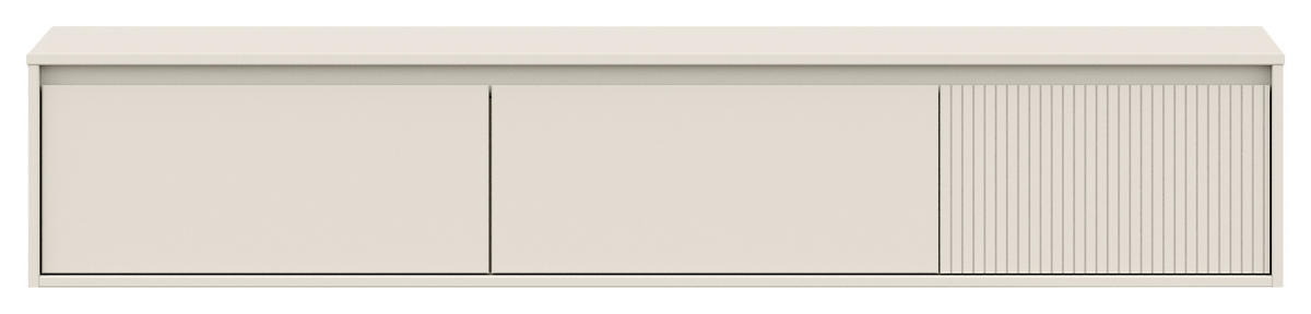 LOWBOARD Cava  in 180/33,5/42 cm  - Beige, Design, Holz (180/33,5/42cm) - Livetastic