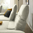 ECKSOFA  in Chenille Beige  280/170-195 cm  - Beige/Schwarz, Design, Textil/Metall (280/170-195cm) - Dieter Knoll