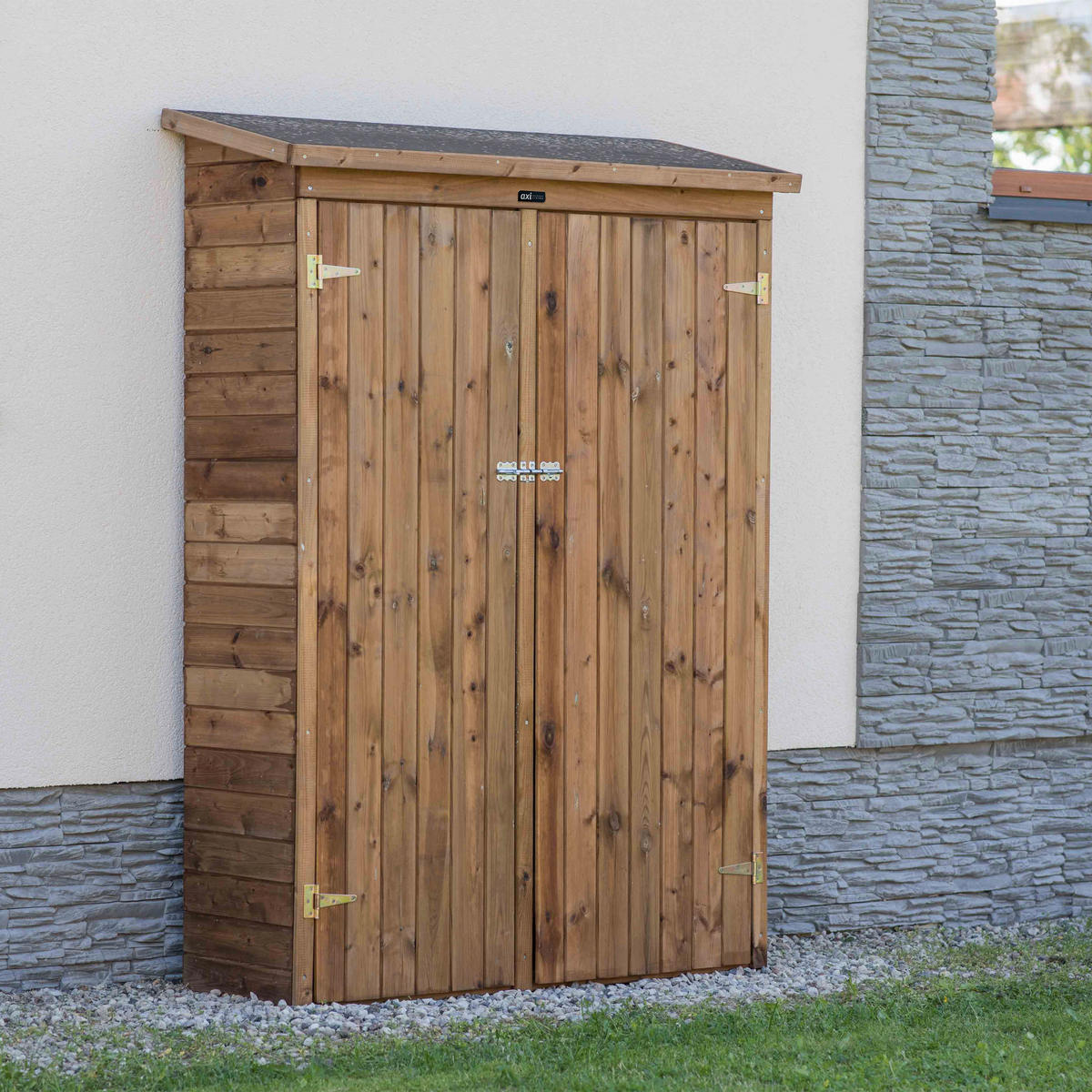 SKŘÍŇKA NA NÁŘADÍ 131/48/180 cm   - barvy borovice/hnědá, Basics, dřevo (131/48/180cm) - Ambia Garden