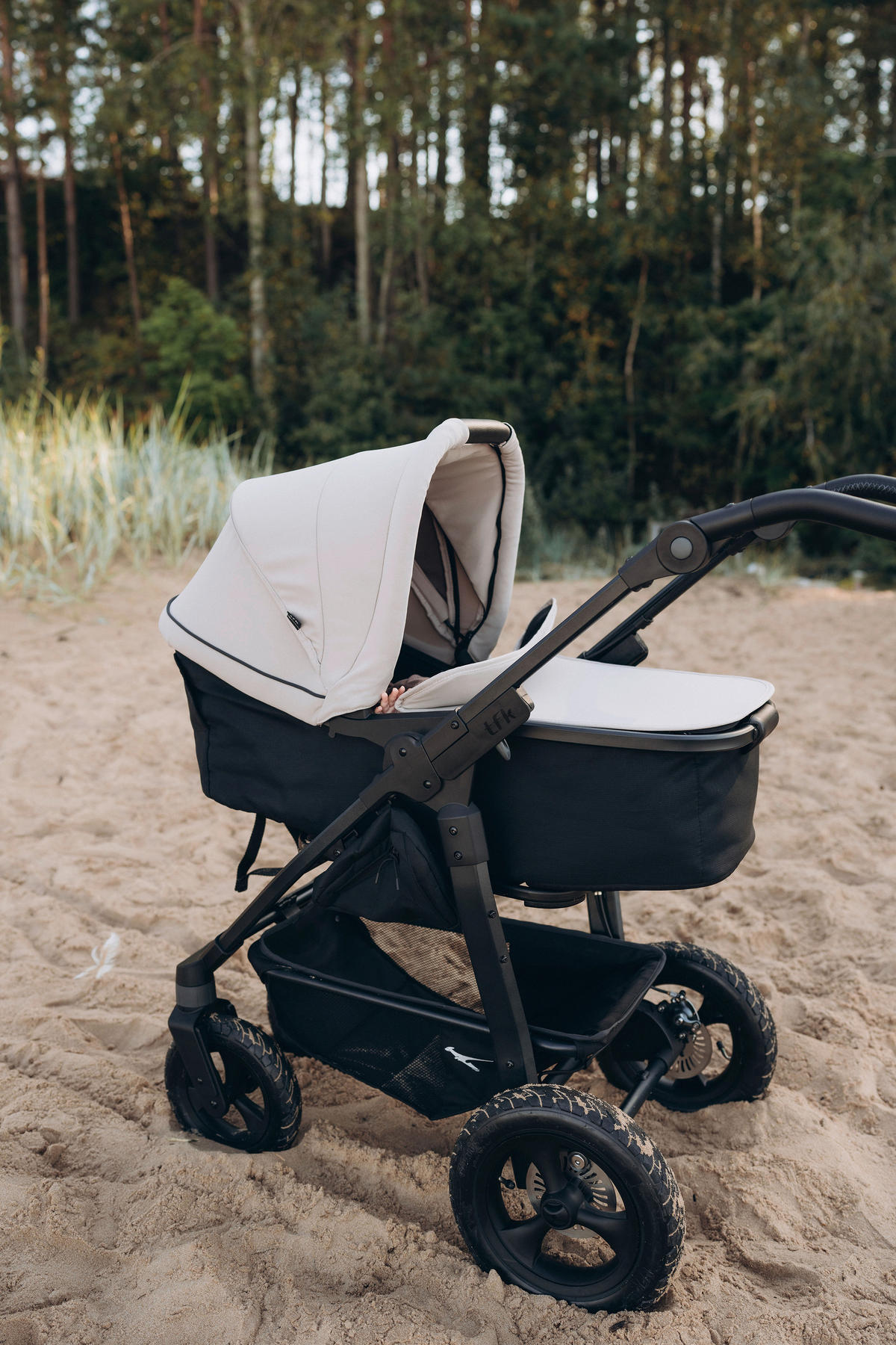 KOMBIKINDERWAGEN    - Anthrazit, Basics, Metall (57/110/108cm) - TFK