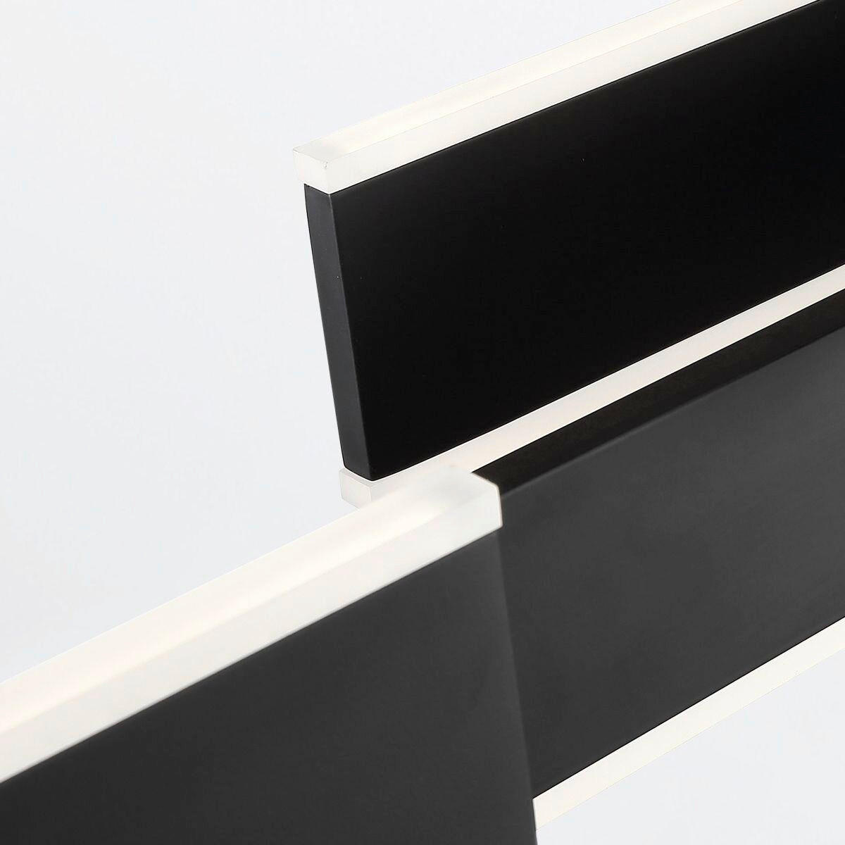 LED-HÄNGELEUCHTE 114,5/33/10 cm    - Schwarz, Design, Kunststoff/Metall (114,5/33/10cm) - Elstead Lighting