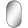 BADEZIMMERSPIEGEL 50/90/5 cm  - Schwarz, KONVENTIONELL, Glas/Kunststoff (50/90/5cm) - Linea Natura