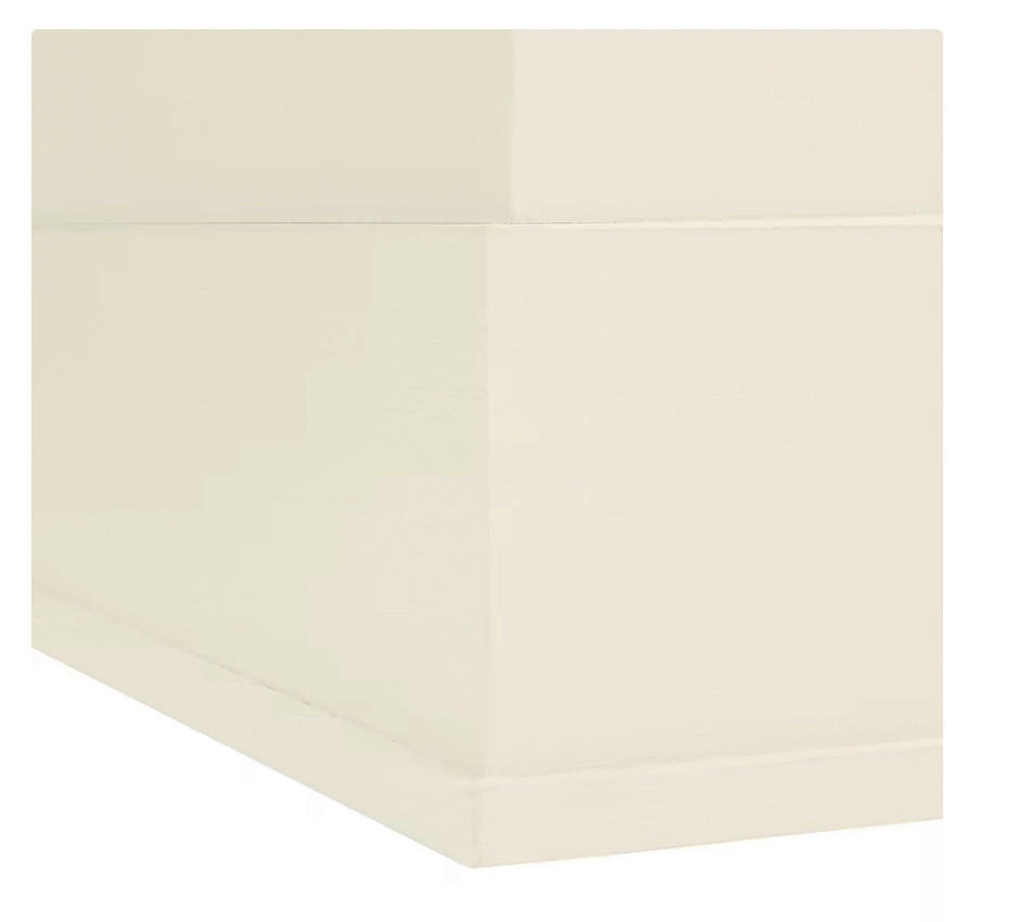 REGAL Pinie massiv Weiß  - Bronzefarben/Weiß, LIFESTYLE, Holz/Metall (117/238,5/46,5cm) - Livetastic