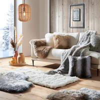 KISSENHÜLLE OTAGO 40/40 cm  - Taupe, Basics, Textil/Fell (40/40cm) - Esposa