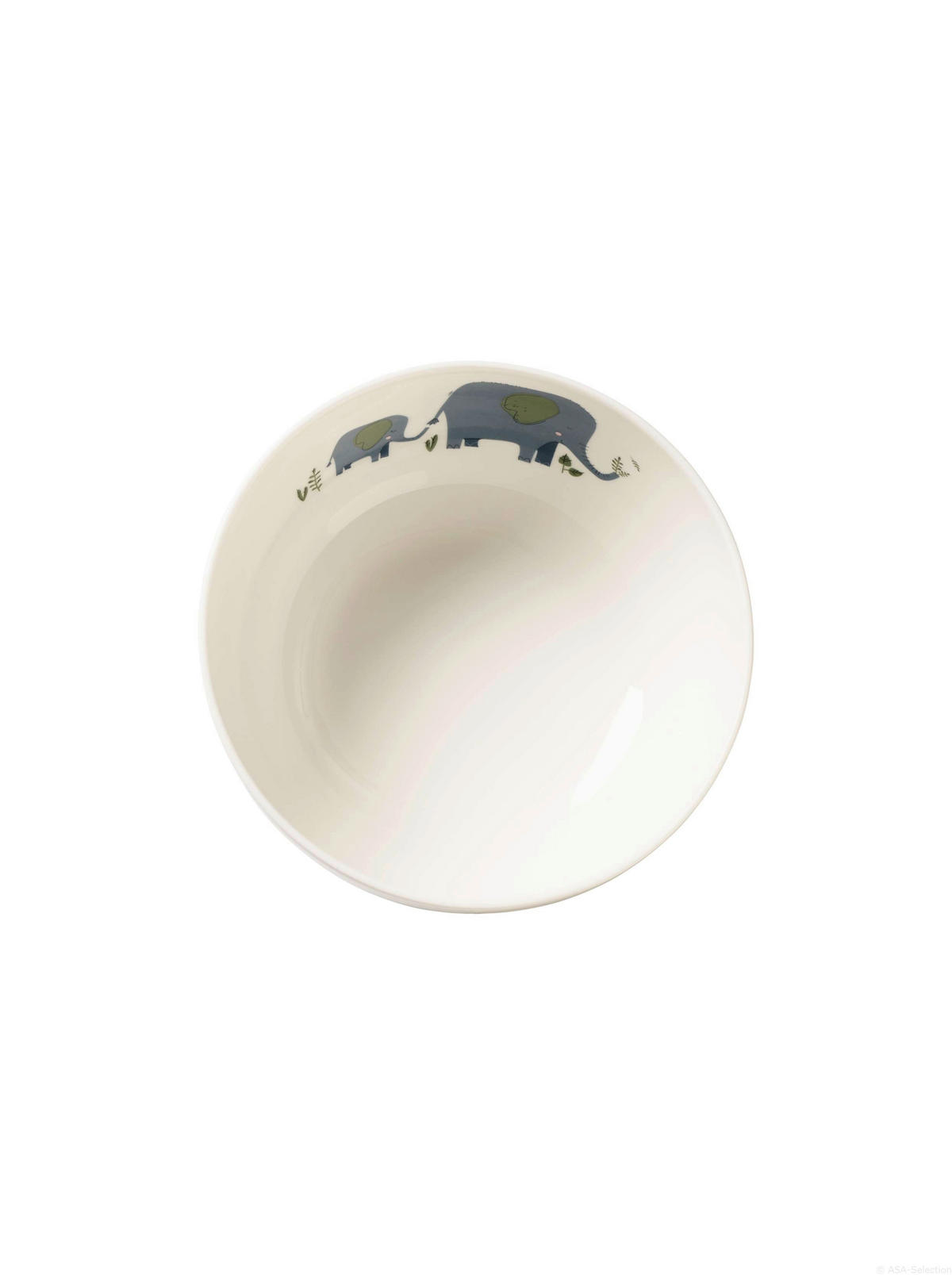 SADA DĚTSKÉHO NÁDOBÍ jemný kostní porcelán (fine bone china) keramika  - bílá/modrá, Basics, keramika - ASA