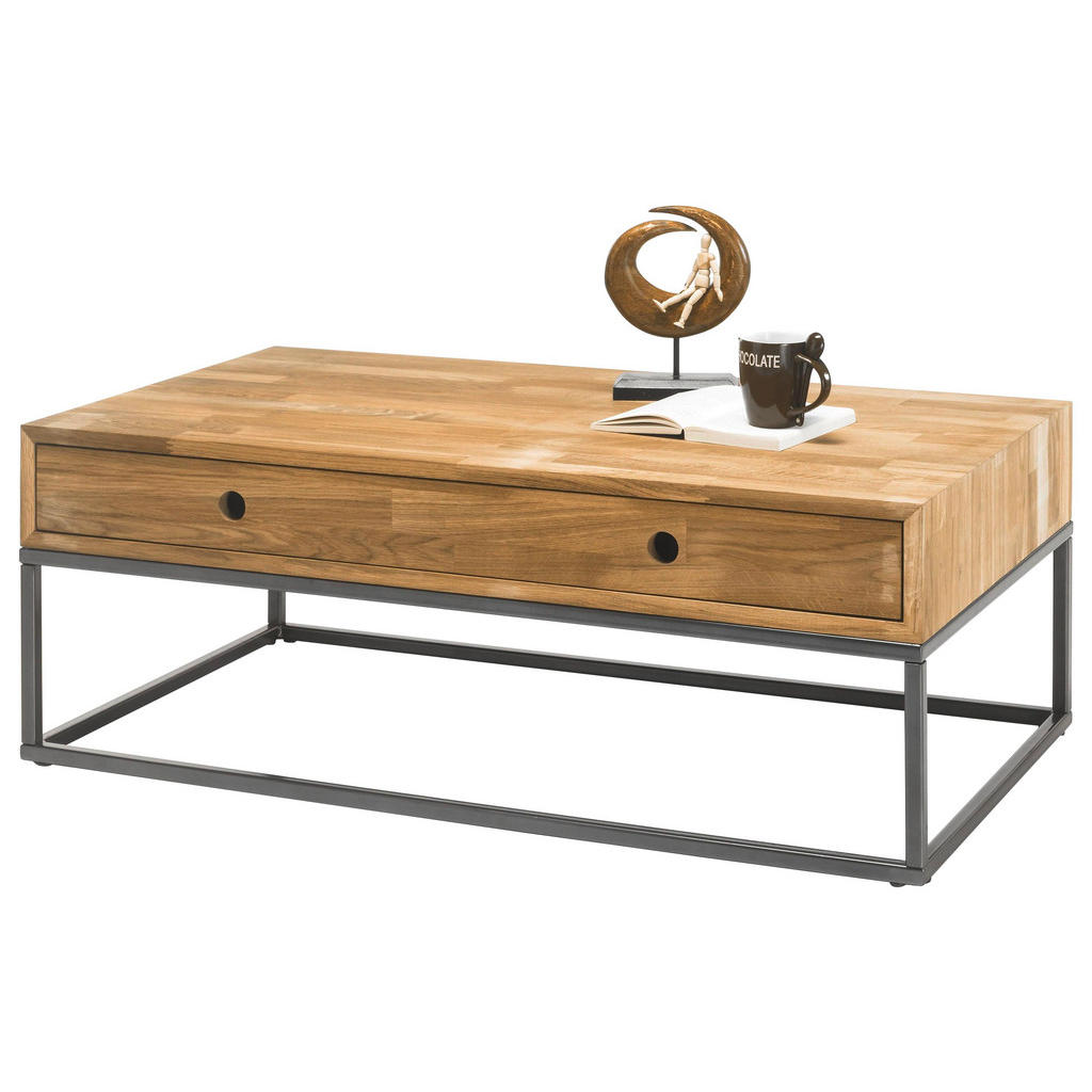 Couchtisch In Holz, Metall 110/60/41 Cm Couchtisch In Holz, Metall 110/60/41 Cm