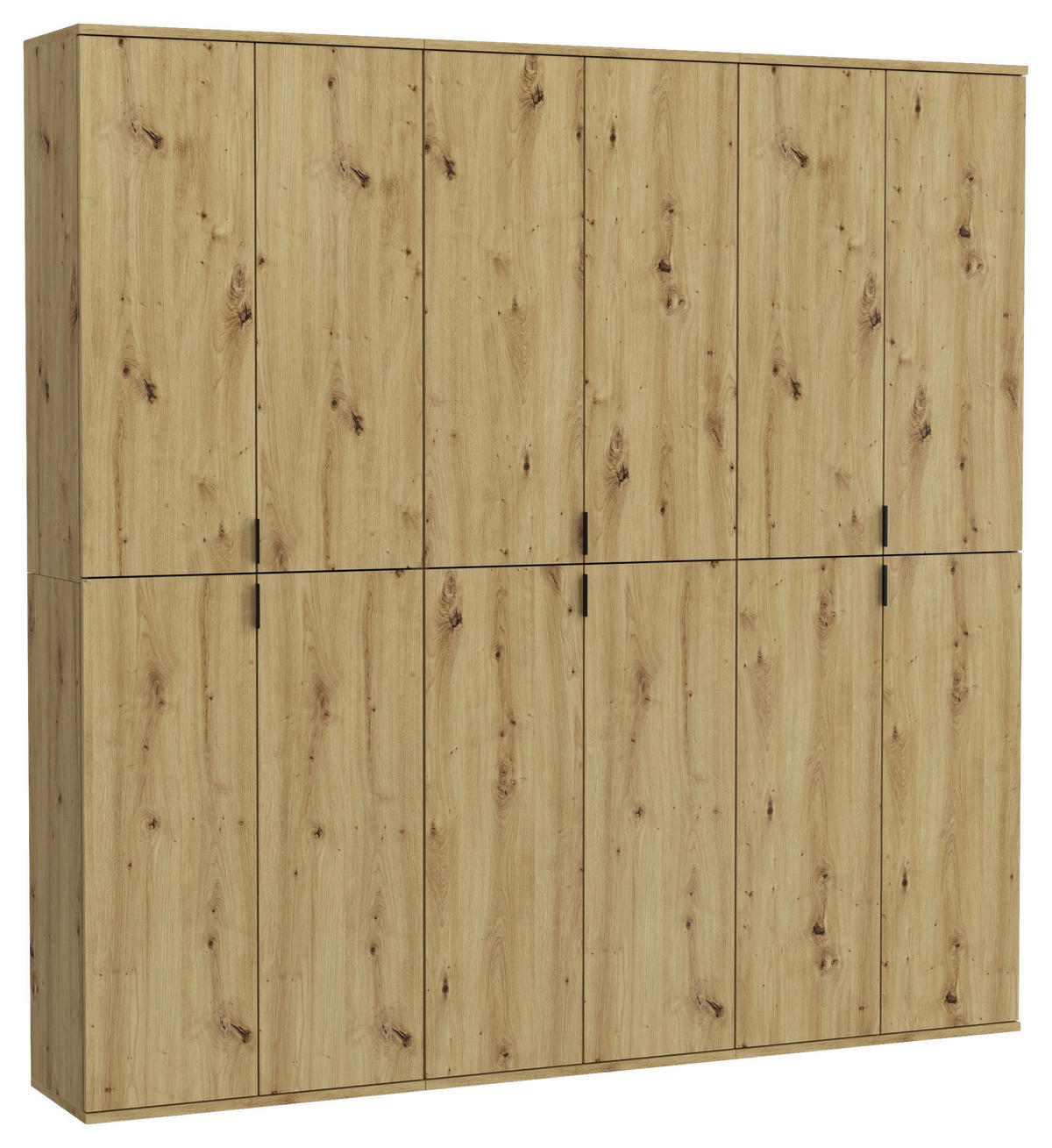 GARDEROBE 3-teilig  in 183/193/34 cm  - KONVENTIONELL, Holzwerkstoff (183/193/34cm) - MID.YOU