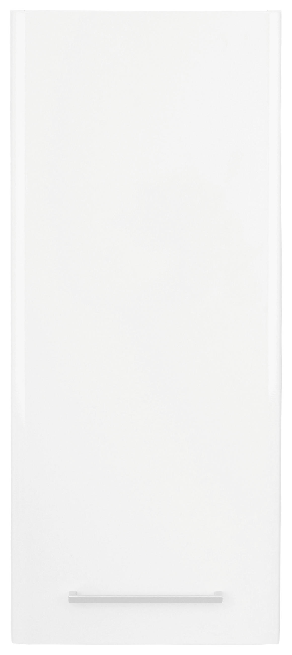 ZÁVĚSNÁ SKŘÍŇKA, bílá, 30/70/20 cm - bílá/barvy chromu, Konvenční, kompozitní dřevo/sklo (30/70/20cm) - Xora