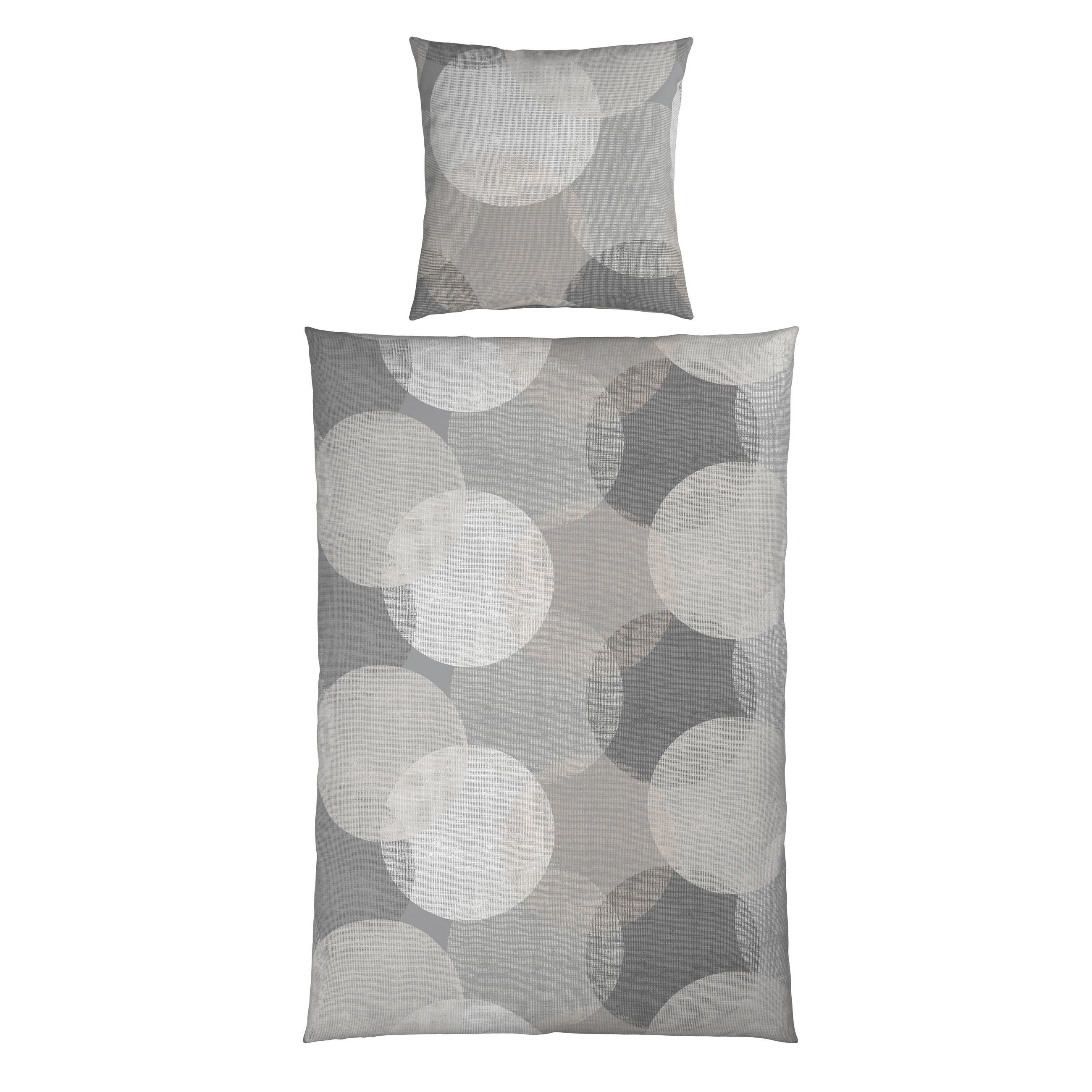 BETTWÄSCHE Flanell 135/200 cm  - Anthrazit, Textil (135/200cm) - Esposa