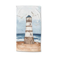STRANDTUCH Good Morning Blau, Hellblau 100/180 cm  - Blau/Hellblau, Basics, Textil (100/180cm)