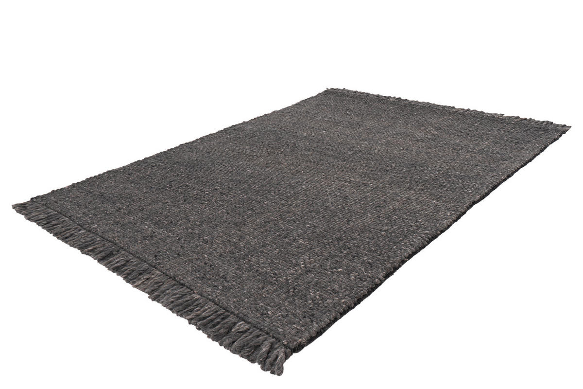 WEBTEPPICH 160/230 cm My Eskil  - Anthrazit, Design, Textil (160/230cm) - Linea Natura