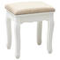 HOCKER Linon Kiefer teilmassiv Hellgrau, Weiß - Hellgrau/Weiß, LIFESTYLE, Holz/Textil (37/42/27cm) - Landscape HOCKER Linon Kiefer teilmassiv Hellgrau, Weiß - Hellgrau/Weiß, LIFESTYLE, Holz/Textil (37/42/27cm) - Landscape