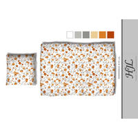 OBOJESTRANSKA POSTELJNINA 240/220 cm saten oranžna  - oranžna, tekstil (240/220cm) - Esposa