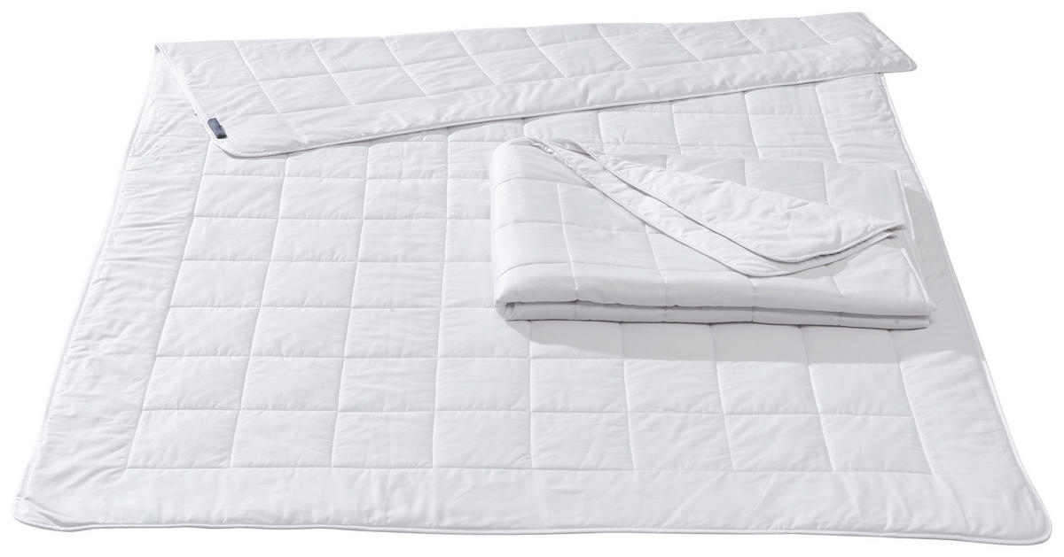 LETNJI JORGAN SARI SUPERLIGHT 135/200 cm  - bela, Osnovno, tekstil (135/200cm) - Billerbeck