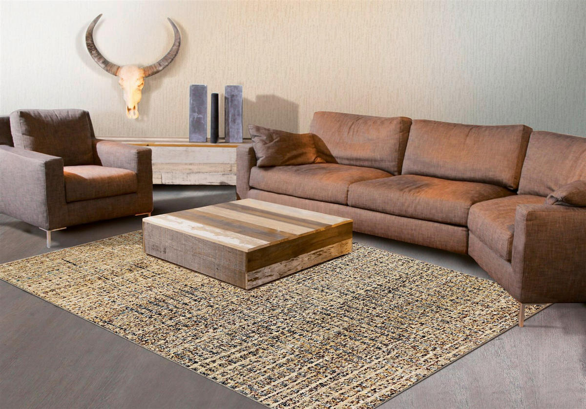FLACHWEBETEPPICH 170/240 cm  - Naturfarben, Basics, Textil (170/240cm) - Kayoom