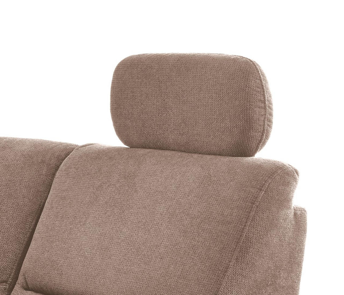 ECKSOFA in Struktur Hellbraun  - Wildeiche/Hellbraun, Konventionell, Holz/Textil (237/186cm) - Livetastic