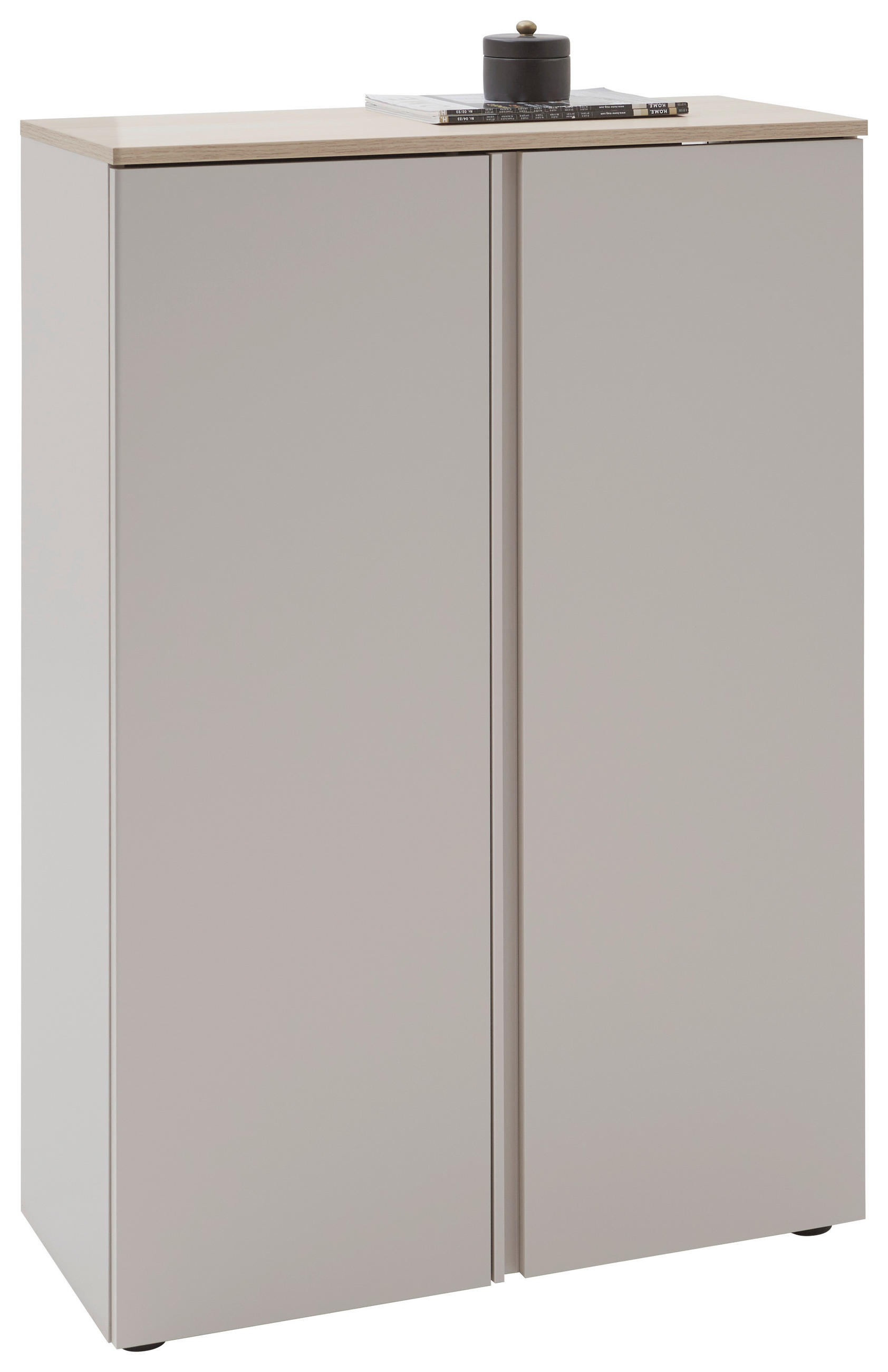 SCHUHSCHRANK 79/113,2/34 cm  - Kaschmir/Eichefarben, Design, Holzwerkstoff/Kunststoff (79/113,2/34cm) - Voleo