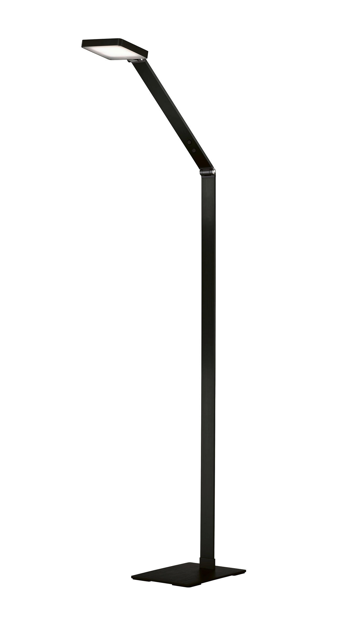 LED-STEHLEUCHTE  17/139,5 cm   - Schwarz, Design, Metall (17/139,5cm) - Fischer & Honsel
