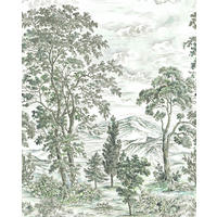 VLIESTAPETE - Weiß/Grün, Basics (200/250cm) - Komar