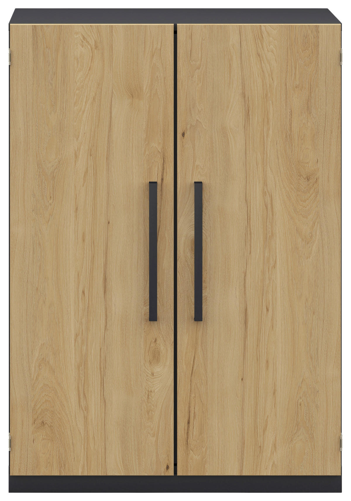 KOMMODE  in 80/112,5/41,9 cm  - Anthrazit/Weiß, Design, Holzwerkstoff/Metall (80/112,5/41,9cm) - Moderano