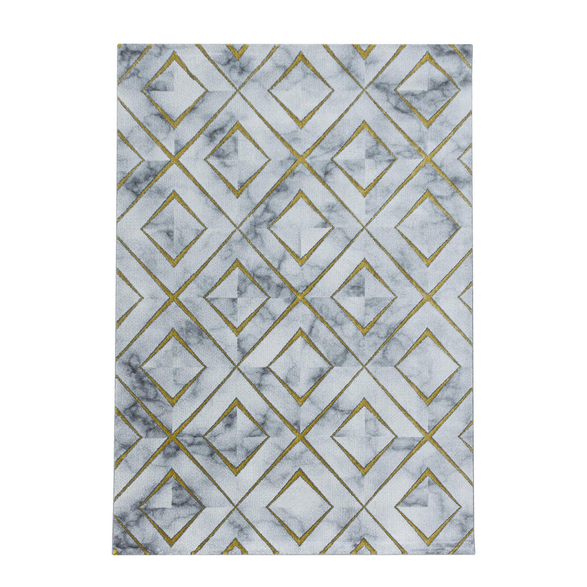 WEBTEPPICH 120/170 cm Naxos 3811 gold Goldfarben  - Goldfarben, Design, Textil (120/170cm)