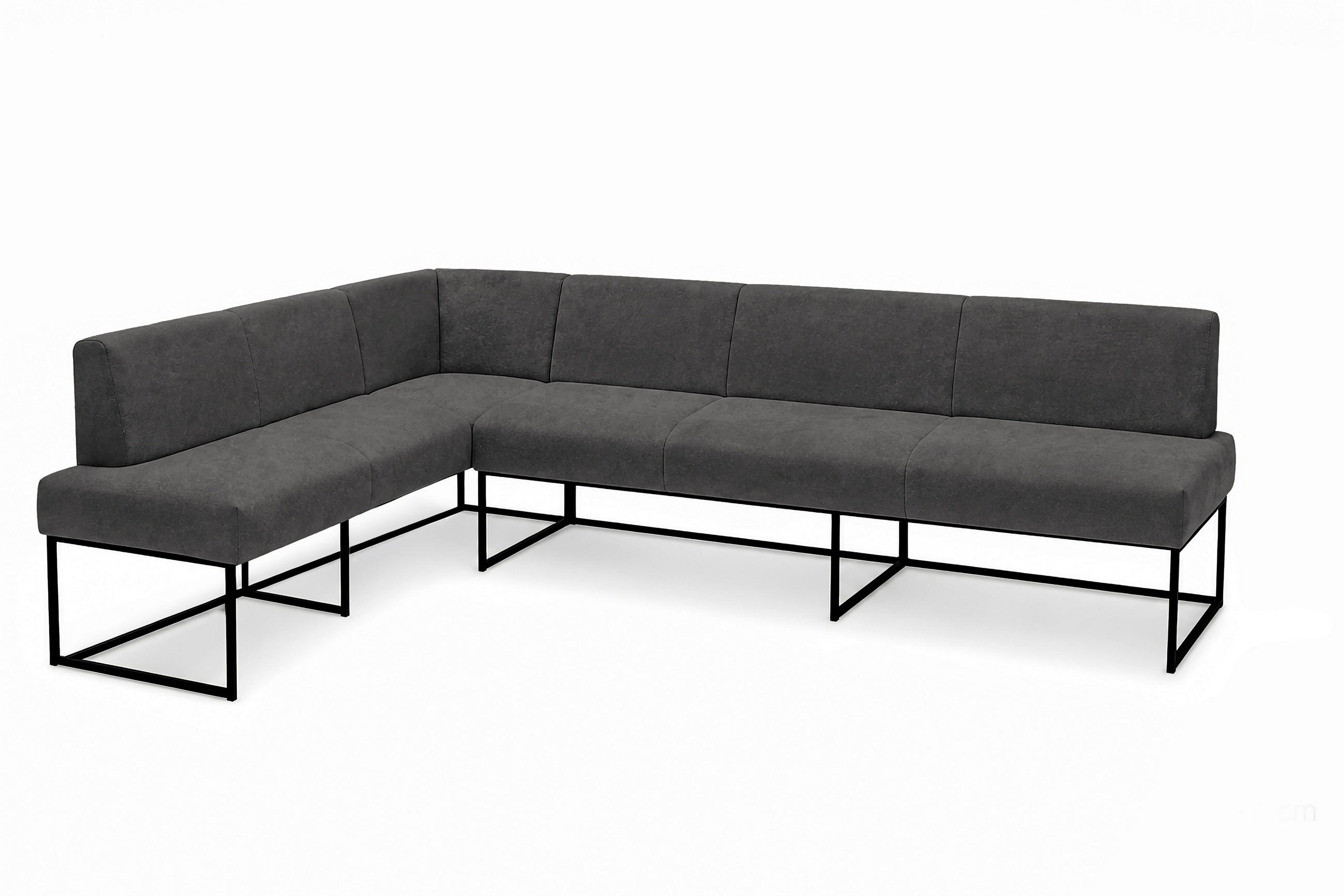 Livetastic Eckbank Affogato Schwarz 265x197 cm