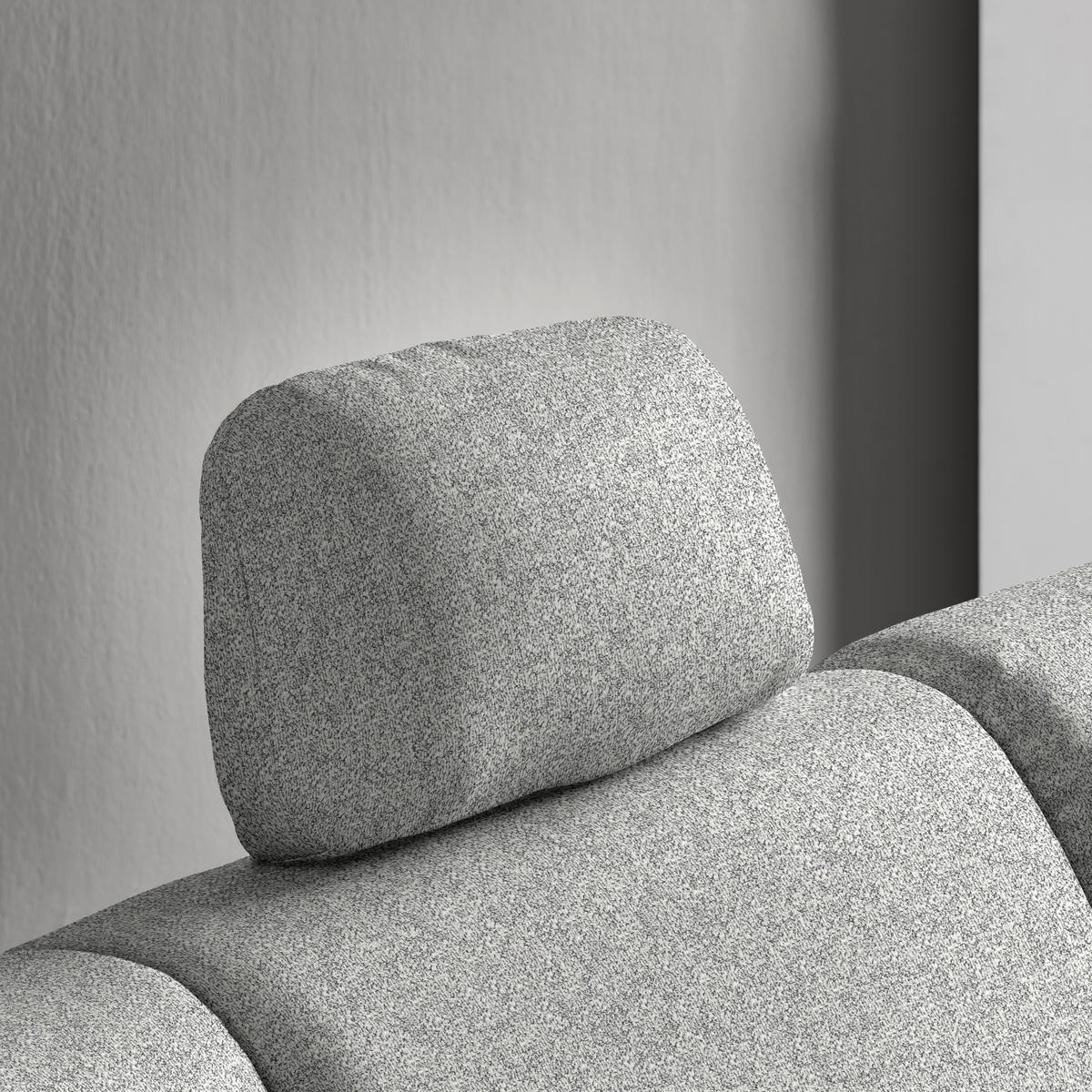 ECKSOFA  in Mikrovelours Naturfarben  227/208 cm  - Alufarben/Naturfarben, KONVENTIONELL, Textil/Metall (227/208cm) - Sedda