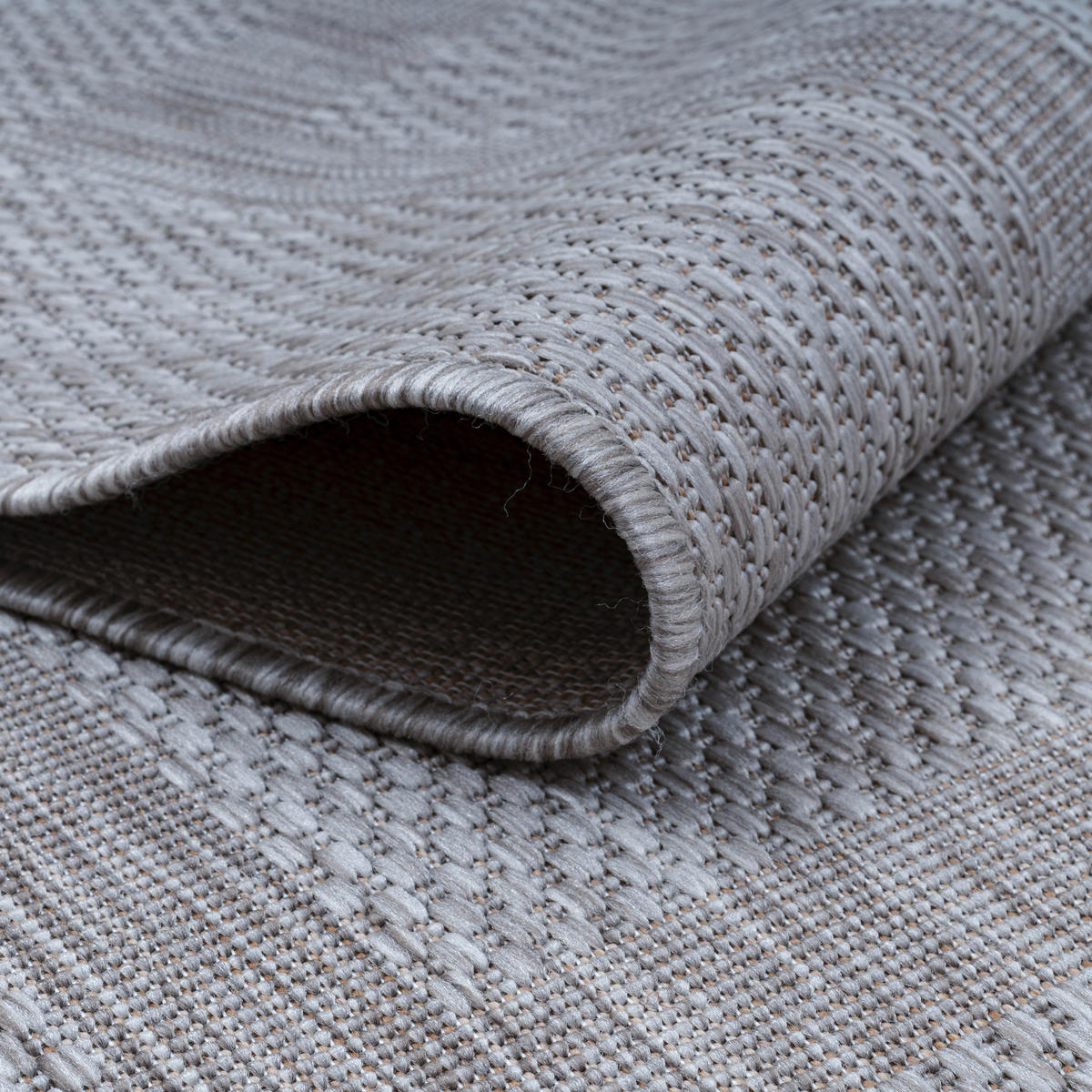 FLACHWEBETEPPICH 280/370 cm Relax Silberfarben  - Silberfarben, Basics, Textil (280/370cm) - Novel