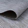 FLACHWEBETEPPICH RELAX - Silberfarben, Basics, Textil (60/100cm) - Novel