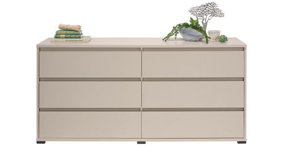 SIDEBOARD in 160/79/48 cm - Kaschmir/Anthrazit, Design, Holzwerkstoff/Kunststoff (160/79/48cm) - Carryhome