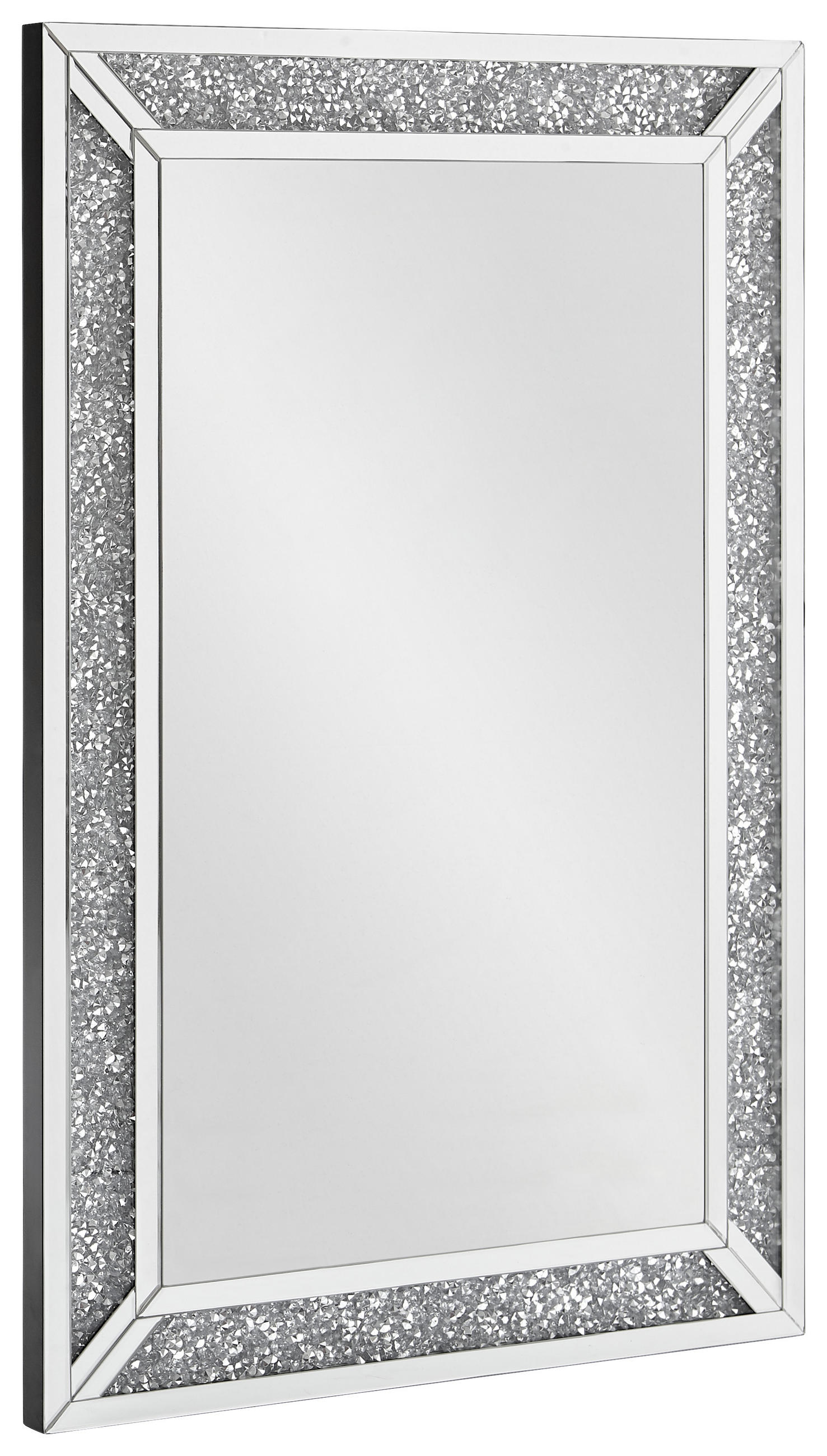 FALI TÜKÖR 80/120/4 cm    - ezüst, Lifestyle, faalapú anyag/Üveg (80/120/4cm) - Xora
