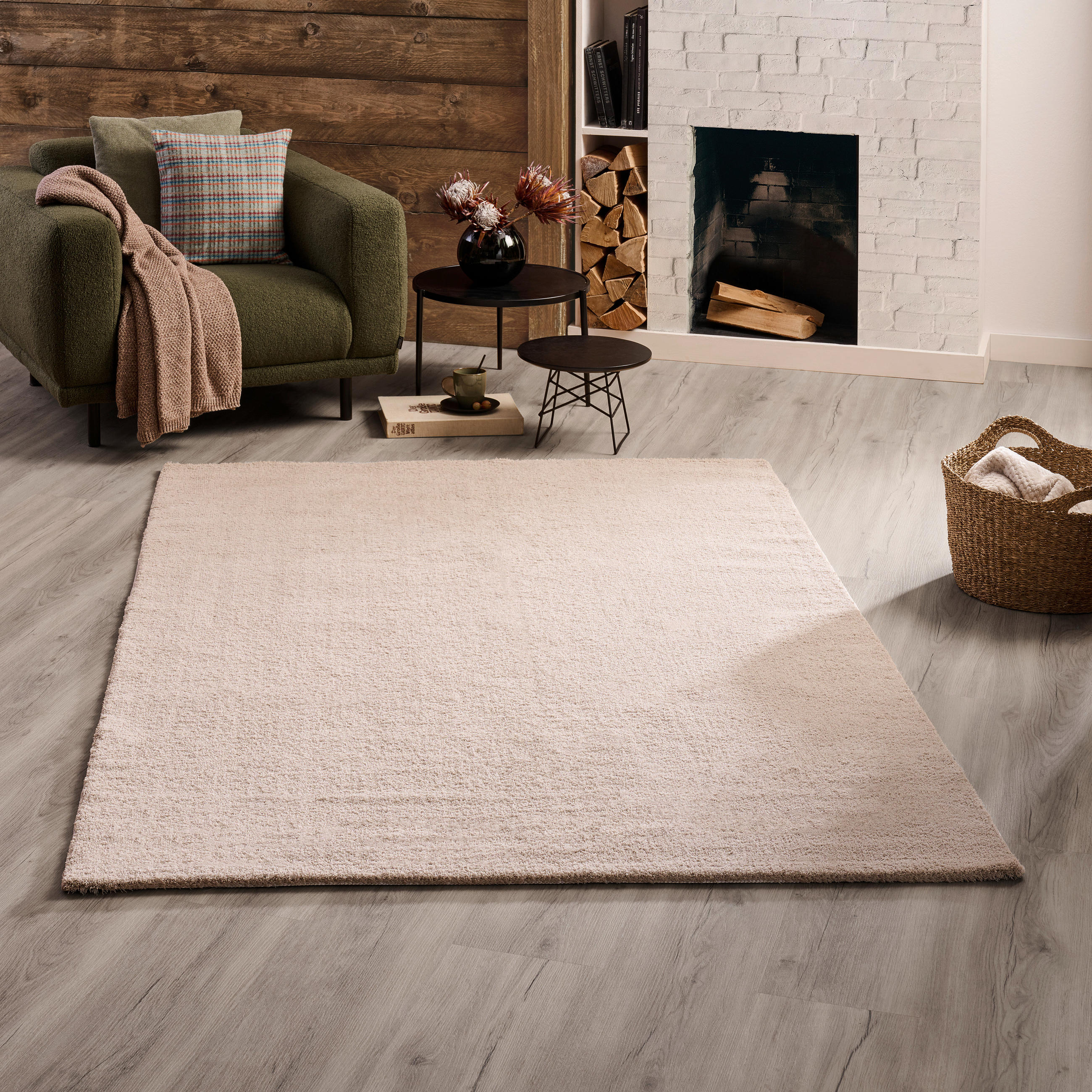 VÄVD MATTA 60/110 cm  - beige, Klassisk (60/110cm) - Novel