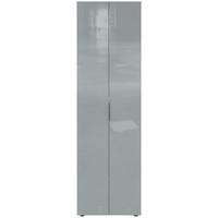 GARDEROBENSCHRANK  in 59/197/40 cm  - Chromfarben/Silberfarben, MODERN, Glas/Holzwerkstoff (59/197/40cm) - Germania