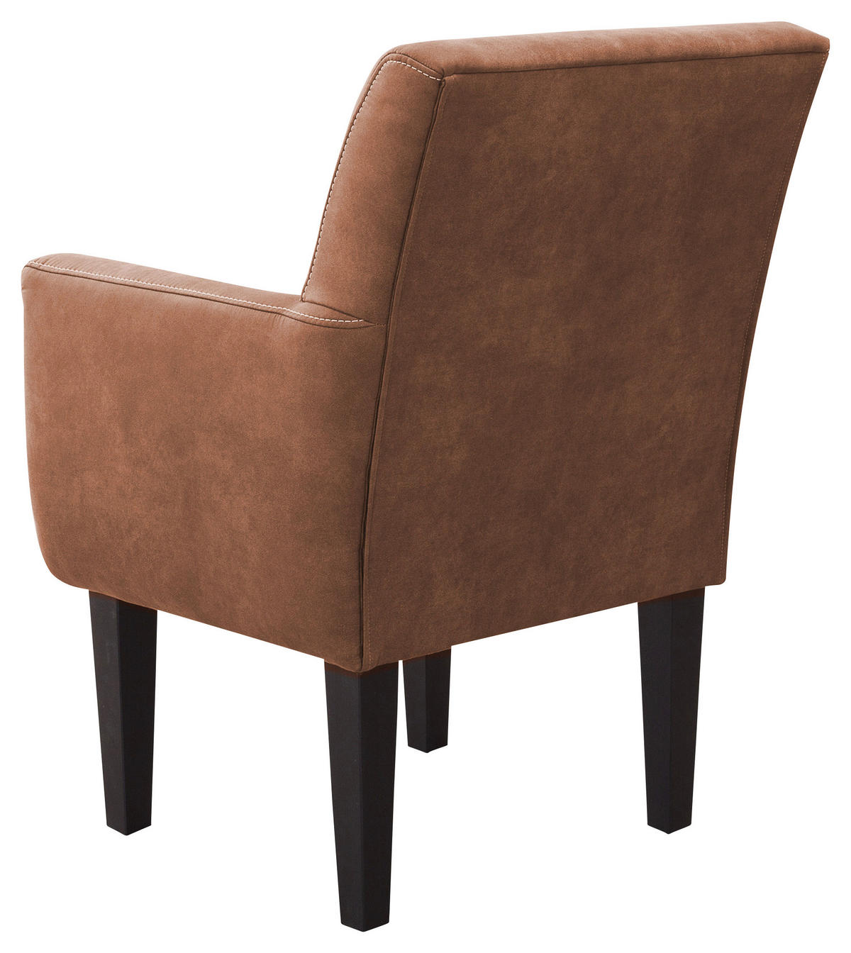 SESSEL in Mikrofaser Cognac  - Cognac/Beige, Konventionell, Holz/Textil (66/97/71cm) - Sit & More
