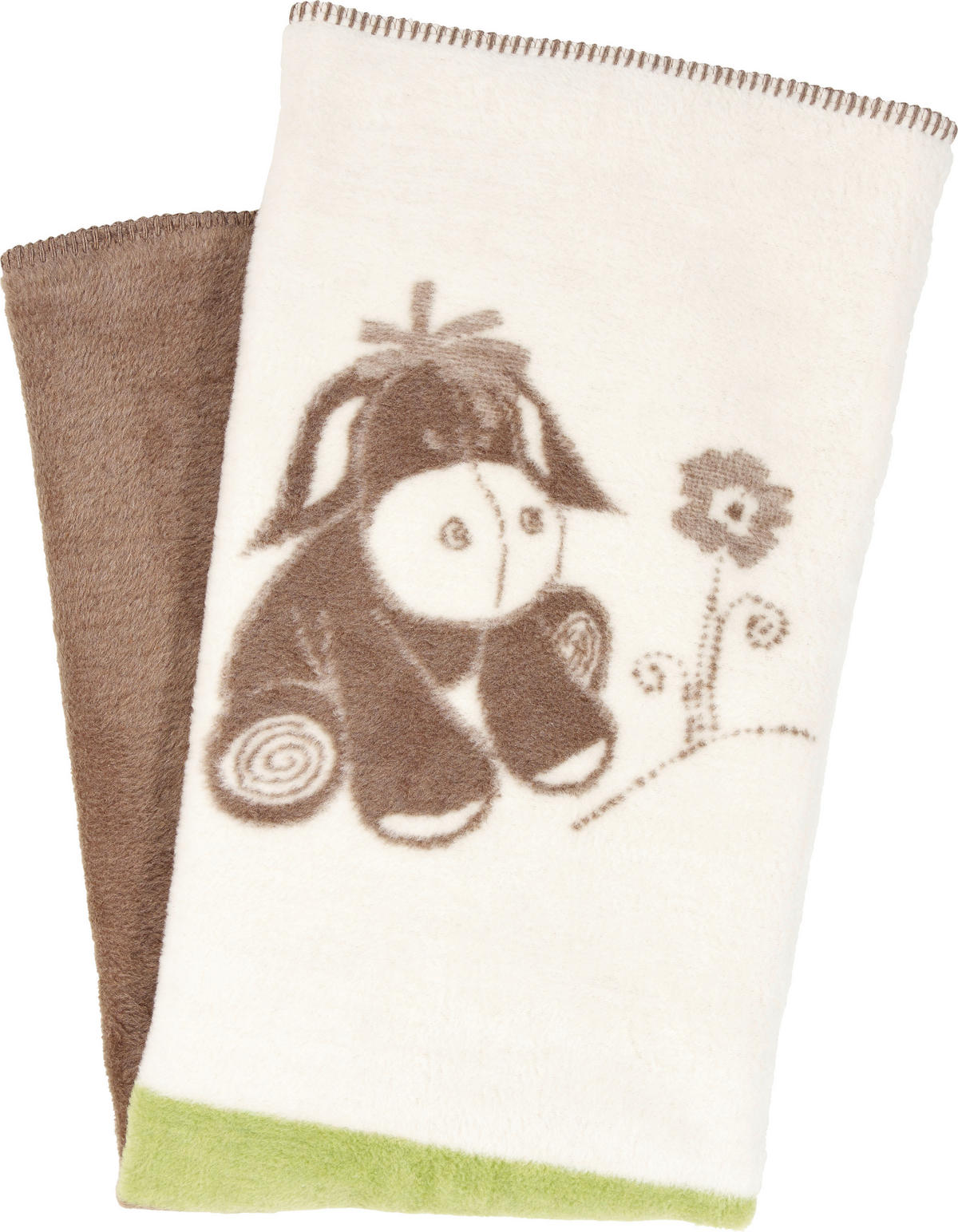 SCHMUSEDECKE DIEGO  75/100 cm  - Creme/Braun, Basics, Textil (75/100cm) - My Baby Lou