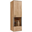 HÄNGEVITRINE in Eichefarben   - Eichefarben/Anthrazit, Natur, Glas/Holz (38/127/35cm) - Valnatura