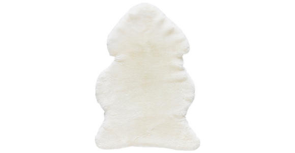 SCHAFFELL 60/90 cm Sidney  - Weiß, Trend, Fell (60/90cm) - Linea Natura