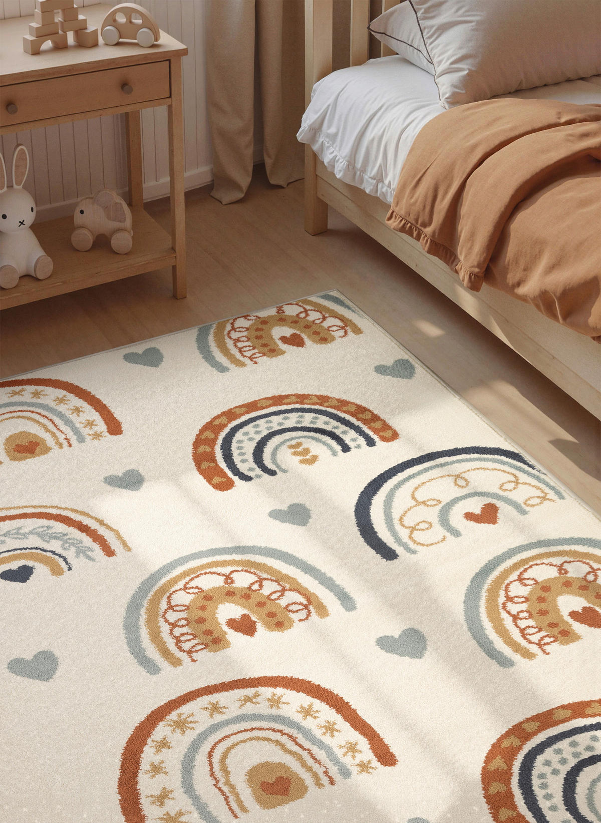 KINDERTEPPICH 120/170 cm Adventures Regenbogen  - Multicolor/Creme, Design, Kunststoff/Textil (120/170cm) - Hanse Home