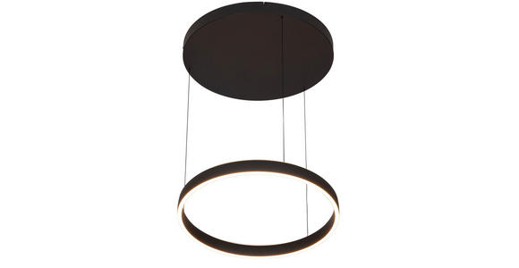 LED-HÄNGELEUCHTE 60/170 cm  - Schwarz, Design, Kunststoff/Metall (60/170cm) - Dieter Knoll