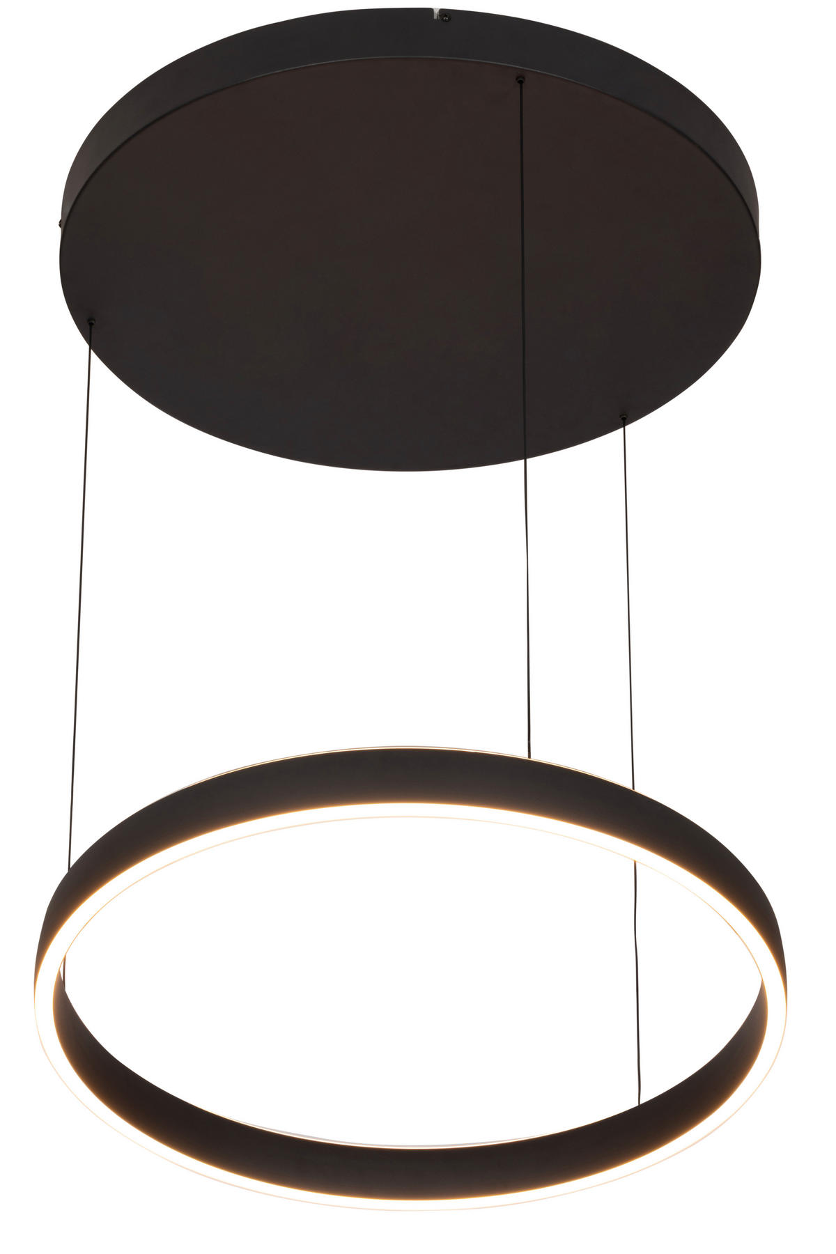 LED-HÄNGLAMPA Kent 60/170 cm  - svart, Design, metall/plast (60/170cm) - Dieter Knoll