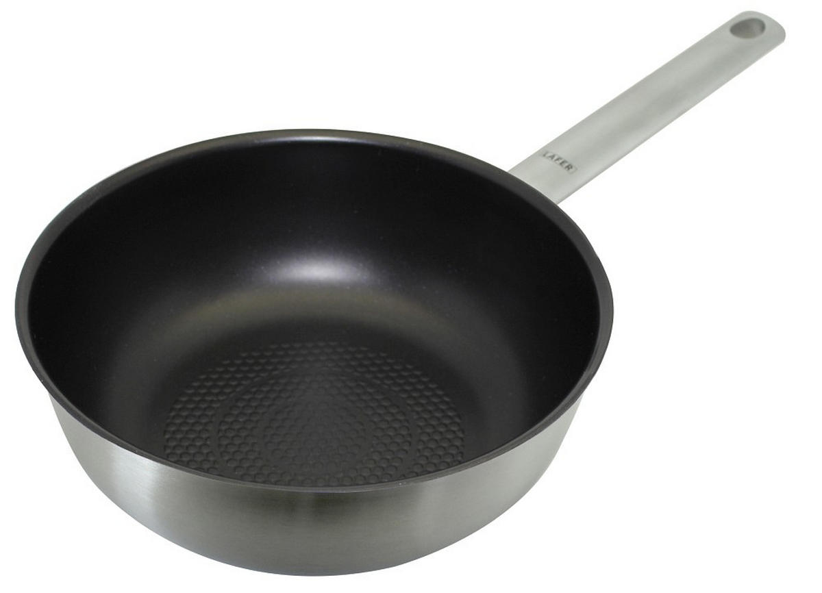 STIELKASSEROLLE Lafer  - Silberfarben, Basics, Metall (20cm) - Johann Lafer