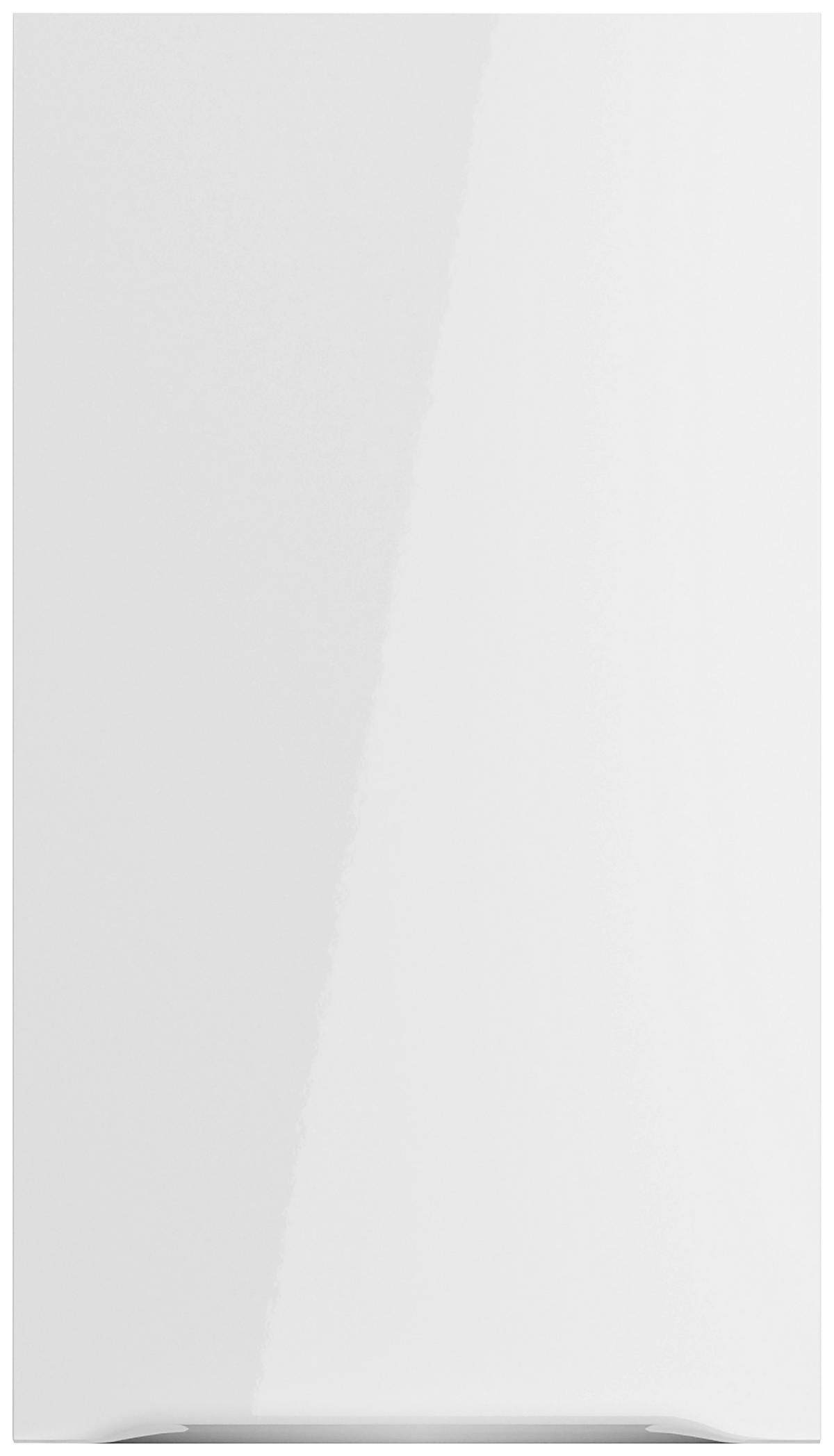 KÜCHENLEERBLOCK 270 cm   in Weiß, Weiß Hochglanz  - Edelstahlfarben/Weiß Hochglanz, Basics, Holzwerkstoff/Metall (270cm) - Optifit