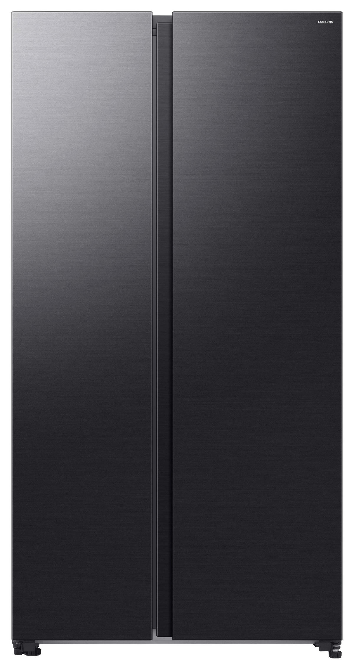 SIDE-BY-SIDE 91,2/178,0/72,6 cm RS70F65QEFEF  - Schwarz, Basics, Glas/Kunststoff (91,2/178,0/72,6cm) - Samsung