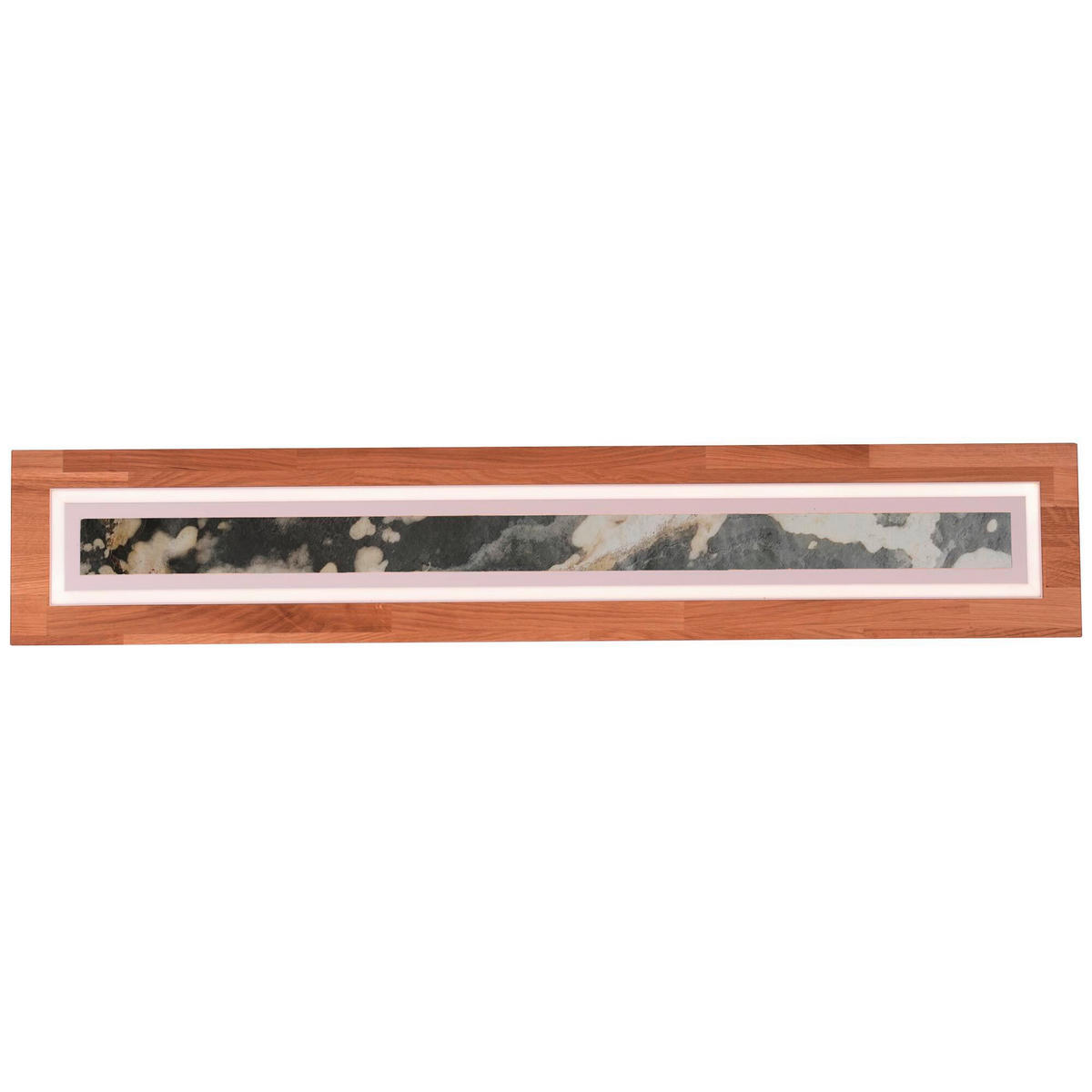 LED-DECKENLEUCHTE 120/20/6 cm   - Eichefarben/Anthrazit, Natur, Holz/Stein (120/20/6cm)